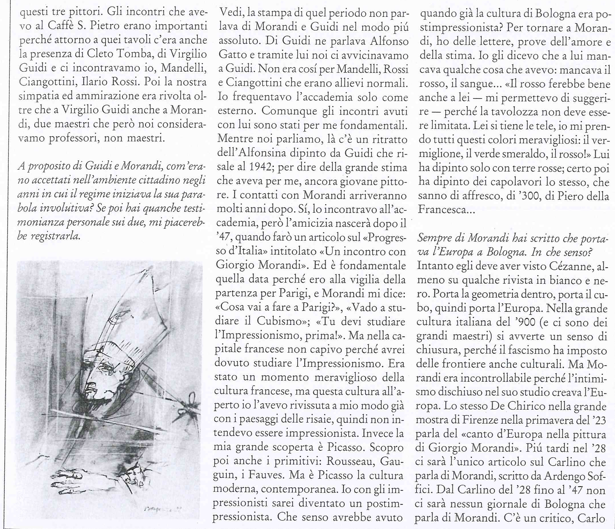 Intervista di L. Strozzieri a A. Borgonzoni, in M.A. Baitello, L. Strozzieri, Borgonzoni, Pescara, Artechiara, 1986, p.49